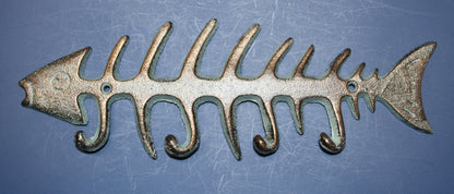 1 Large Hangry Fish Wall Hook, Fishing Decor,Country Style,Nature Theme,Gifts,BL-48