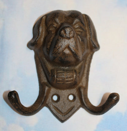 1-Large St Bernard Double Wall Hooks,Country Decor,Hanging Storage,All Occasion Gifts,W-63