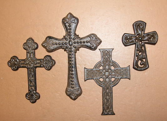 4pc SAN LEON Cross Collection,Victorian Accents,Country Decor,All Occasion Gifts,Wall Hanging