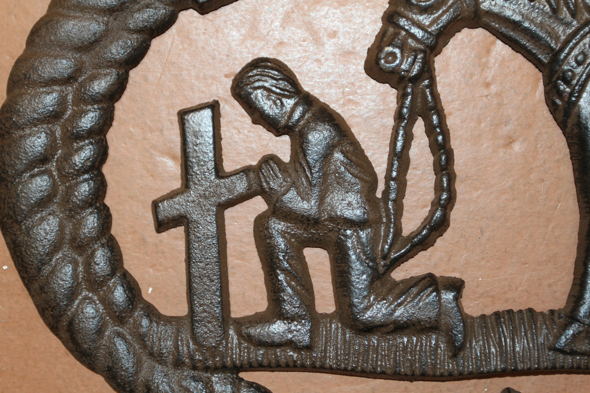 1-COWBOY WELCOME PLAQUE,Religious and Spiritual Wall Decor,Western Style,Horses,Cowboys,Gifts,W-14