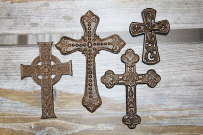 4pc SAN LEON Cross Collection,Victorian Accents,Country Decor,All Occasion Gifts,Wall Hanging