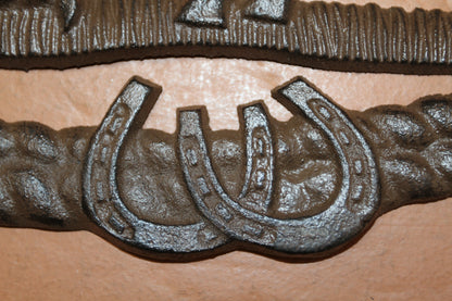 1-COWBOY WELCOME PLAQUE,Religious and Spiritual Wall Decor,Western Style,Horses,Cowboys,Gifts,W-14