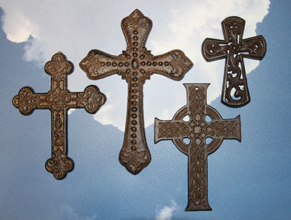 4pc SAN LEON Cross Collection,Victorian Accents,Country Decor,All Occasion Gifts,Wall Hanging