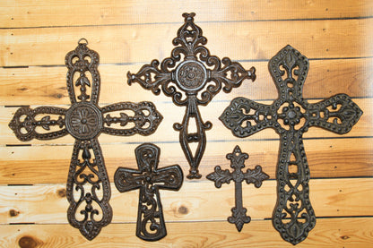 5pc SAN MARCUS Cross Collection,Victorian Style,Pastors Gift,Old world Charn,Collectible Crosses