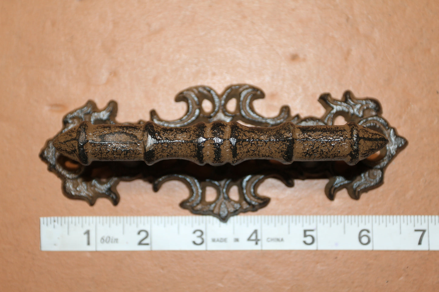 1 - LARGE DECORATIVE HANDLE,Dresser Hardware,Closet Pulls,Furniture Refurbish Supply,HW-06