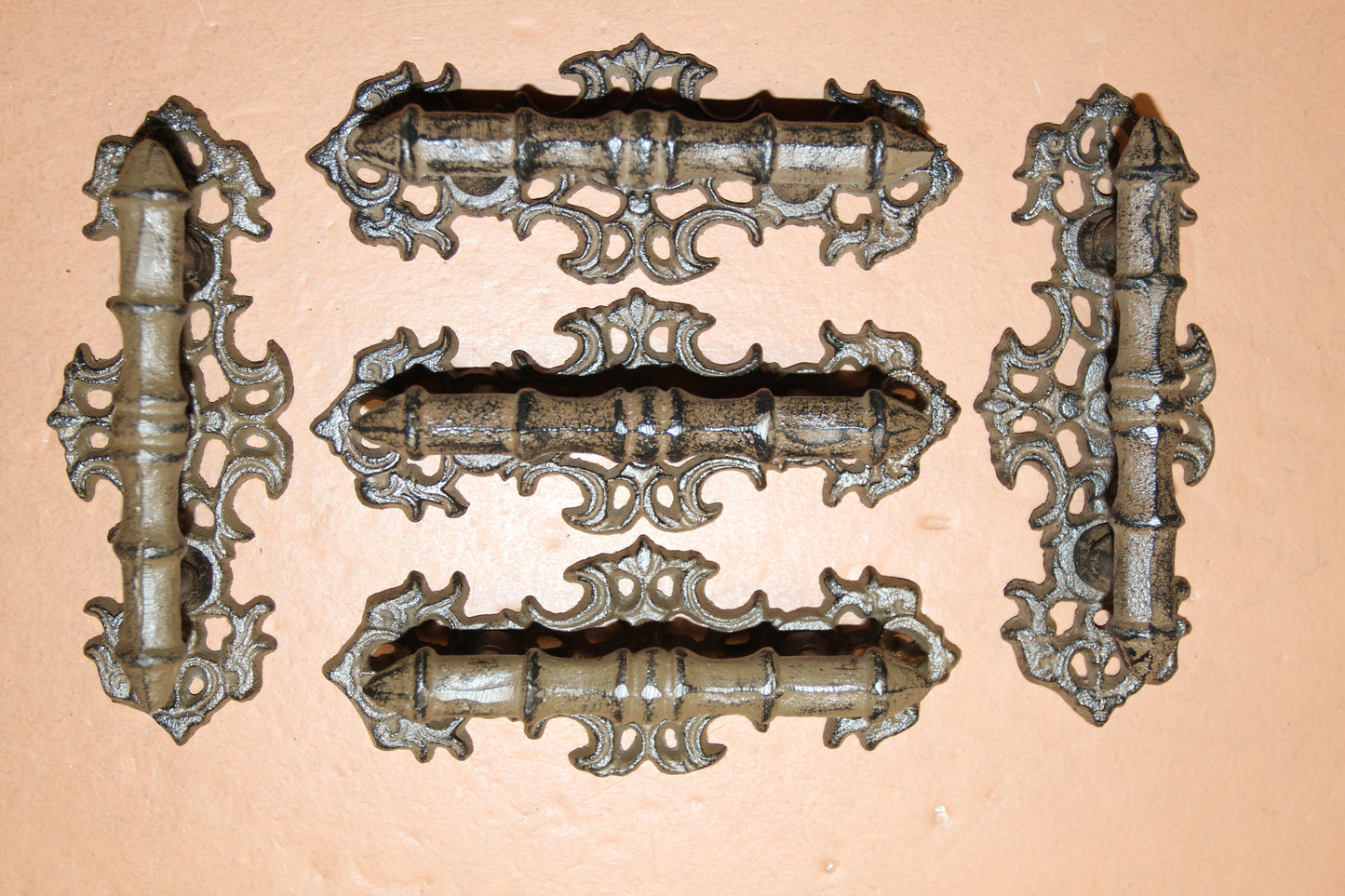 1 - LARGE DECORATIVE HANDLE,Dresser Hardware,Closet Pulls,Furniture Refurbish Supply,HW-06