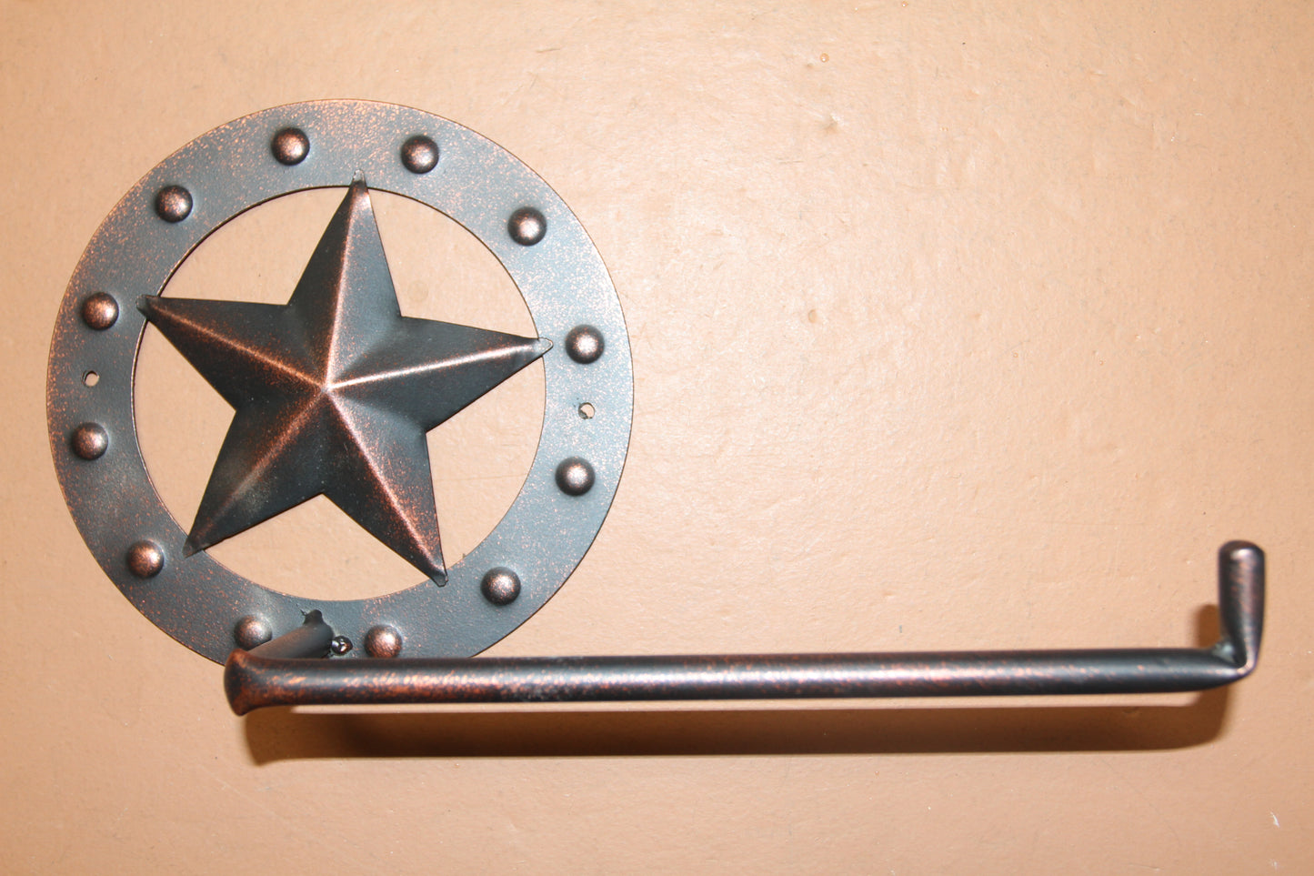 3pc WESTERN STAR Bahroom Accessory Set,Towel Bar, Towel Ring,Toilet Paper Holder, Star Accents,Country Decor,SW-CLS