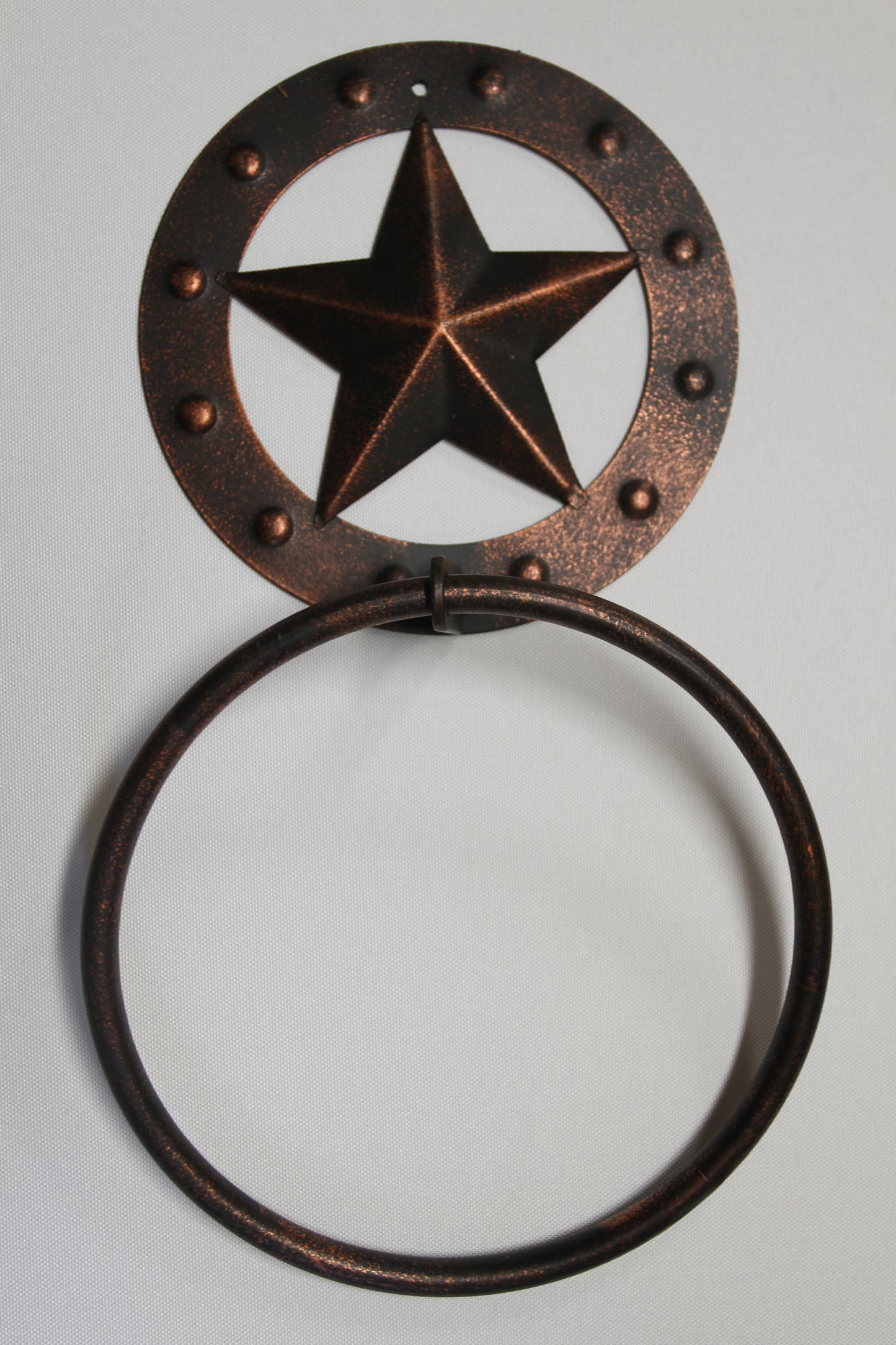 3pc WESTERN STAR Bahroom Accessory Set,Towel Bar, Towel Ring,Toilet Paper Holder, Star Accents,Country Decor,SW-CLS