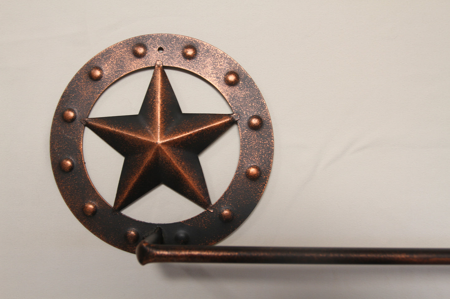3pc WESTERN STAR Bahroom Accessory Set,Towel Bar, Towel Ring,Toilet Paper Holder, Star Accents,Country Decor,SW-CLS