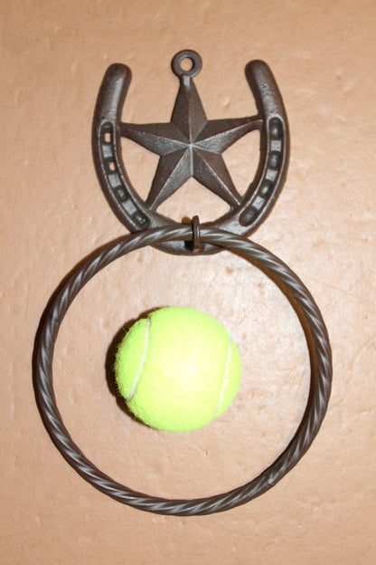 1-HORSESHOE-STAR Bath Towel Holder,Towel Ring,Equestrian Style,Gifts,Home Decor,W-52