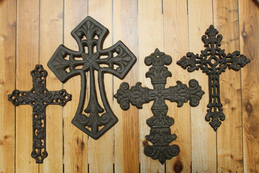 4pc Naples Cross Collection wall decor,All Occasion Gifts,Church AccentsCross Wall Display