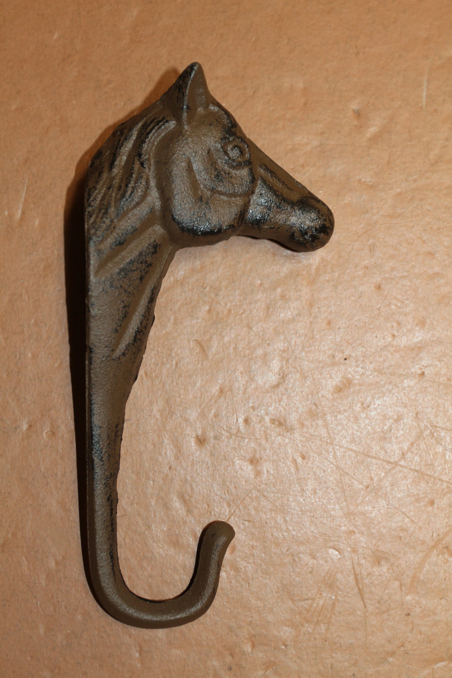 1-HORSE HEAD Large Wall Hook,Home Decor,Country Accents,Western Style,Gifts,Rodeo Look, W-35