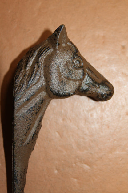 1-HORSE HEAD Large Wall Hook,Home Decor,Country Accents,Western Style,Gifts,Rodeo Look, W-35