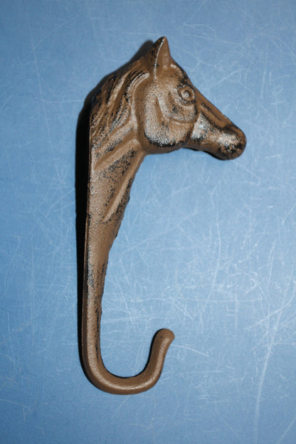 1-HORSE HEAD Large Wall Hook,Home Decor,Country Accents,Western Style,Gifts,Rodeo Look, W-35