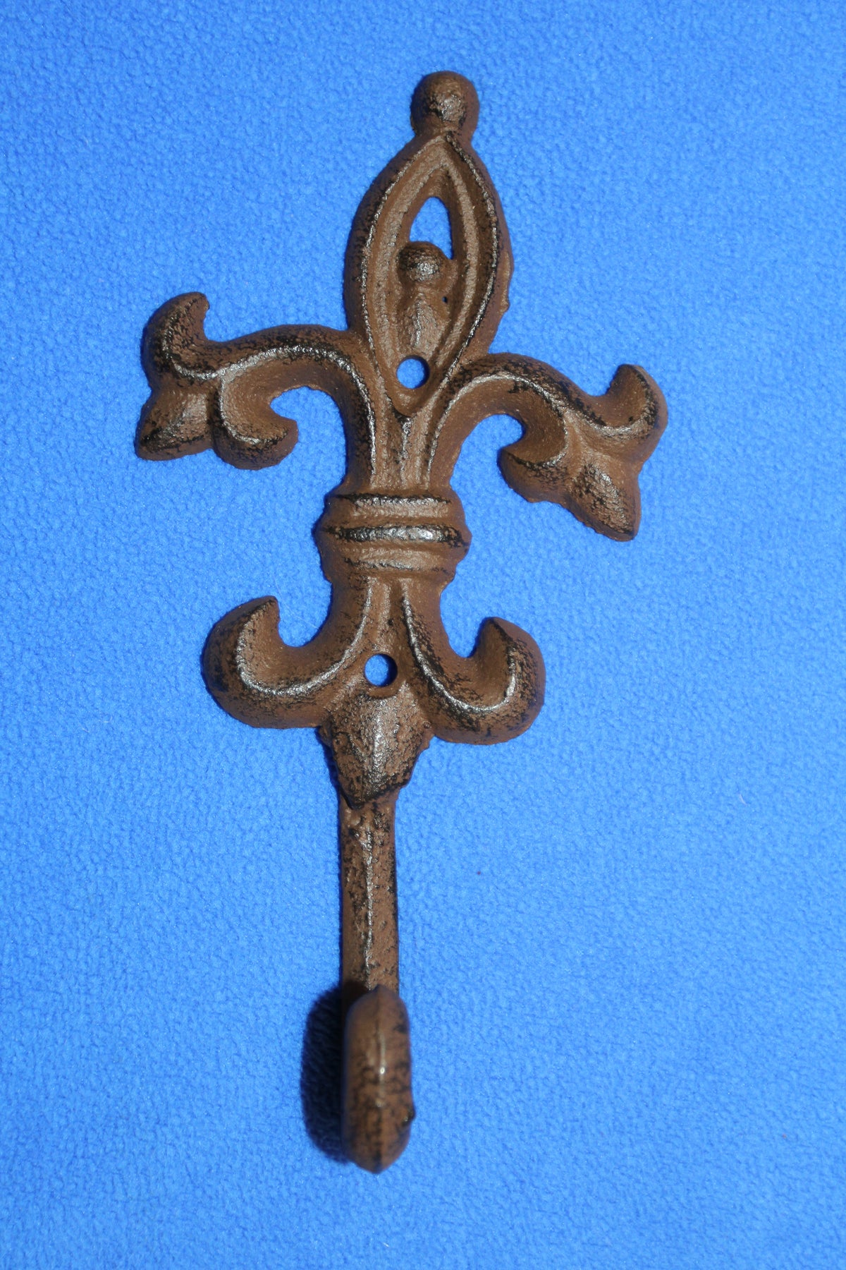 2-Ornate FLEUR DE LIS Wall Hooks,Kitchen Bath Decor,Country Style,Hanging Storage,Gifts,F-21