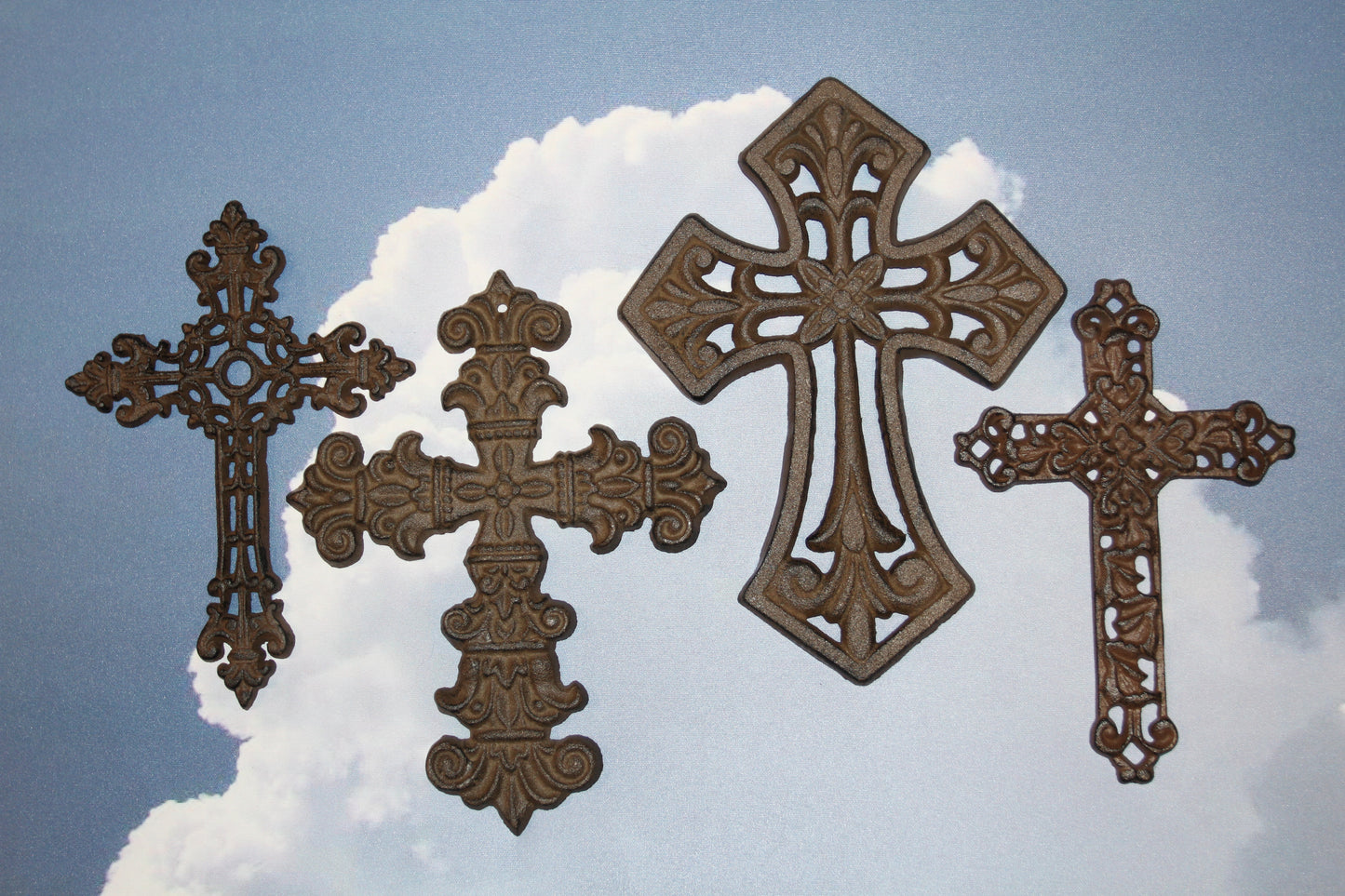 4pc Naples Cross Collection wall decor,All Occasion Gifts,Church AccentsCross Wall Display