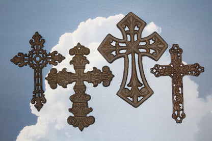 4pc Naples Cross Collection wall decor,All Occasion Gifts,Church AccentsCross Wall Display