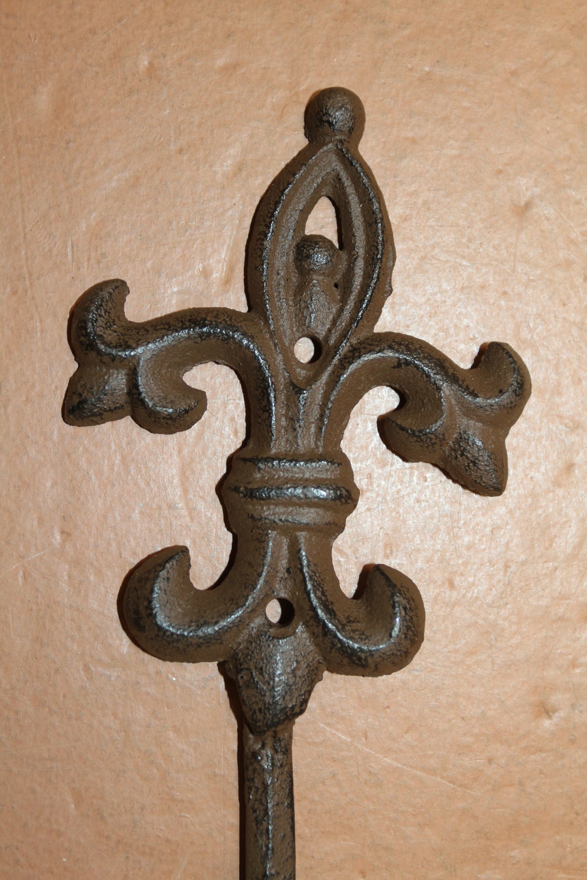 2-Ornate FLEUR DE LIS Wall Hooks,Kitchen Bath Decor,Country Style,Hanging Storage,Gifts,F-21