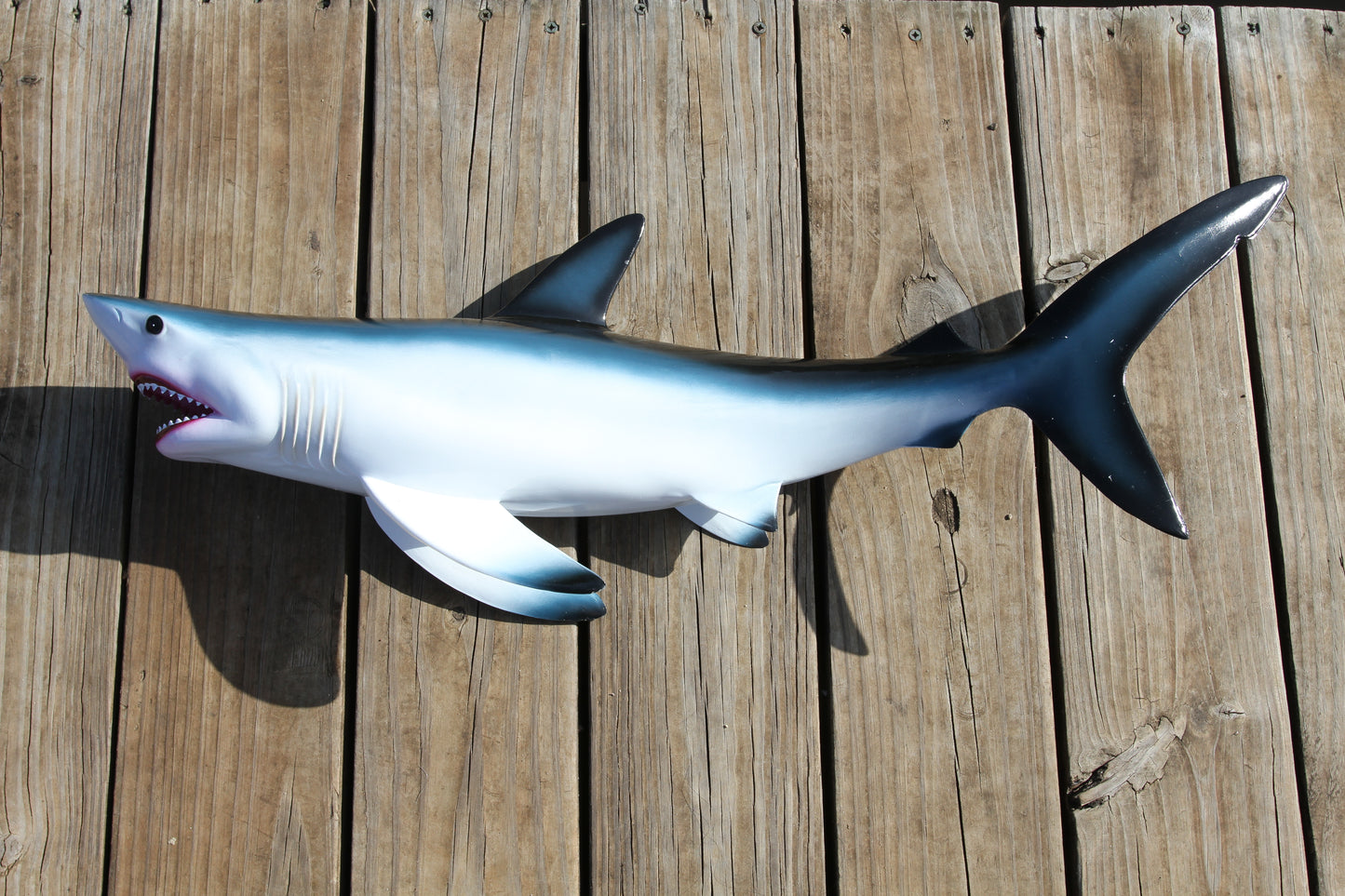 1- 28" MONSTER GREAT WHITE SHARK WALL MOUNT REPLICA,All Occasion Gifts,Outdoor Kitchen Wall Decor,