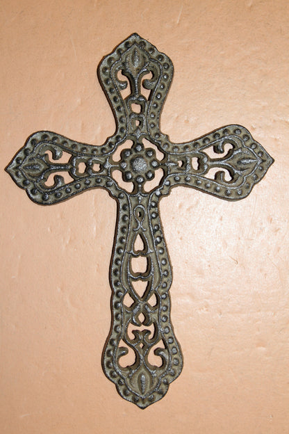5pc SAN VITO CROSS Collection,Metal,Wall Hanging,Home Accents,Religious Decor,Gifts
