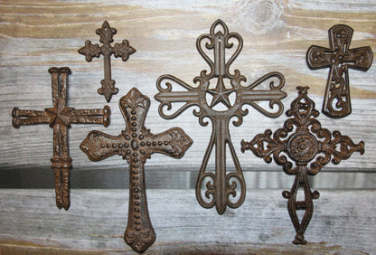 5pc VALENCIA CROSS COLLECTION,All Occasion Gifts,Church Decor,Religious Accents,Wall Hanging