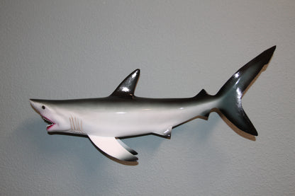 1- GREAT WHITE SHARK Replice,3D Species Correct 18" Shark Wall Hanging,All Occasion Gifts, SH-02