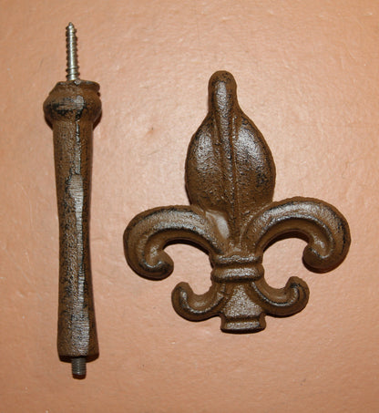 2-French Country FLEUR DE LIS New Orleans Style Curtain Tie Backs,Drape Hold Backs,Gifts,F015