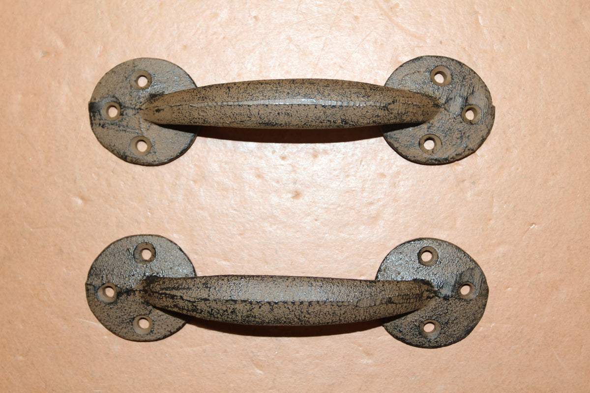 2-Country Style HANDLES, Drawer  Pulls, Heavy Duty, Garden Gate Pulls, Gifts, HW-50