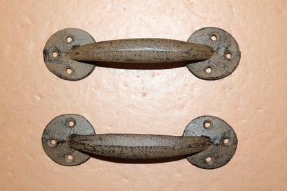2-Country Style HANDLES, Drawer  Pulls, Heavy Duty, Garden Gate Pulls, Gifts, HW-50