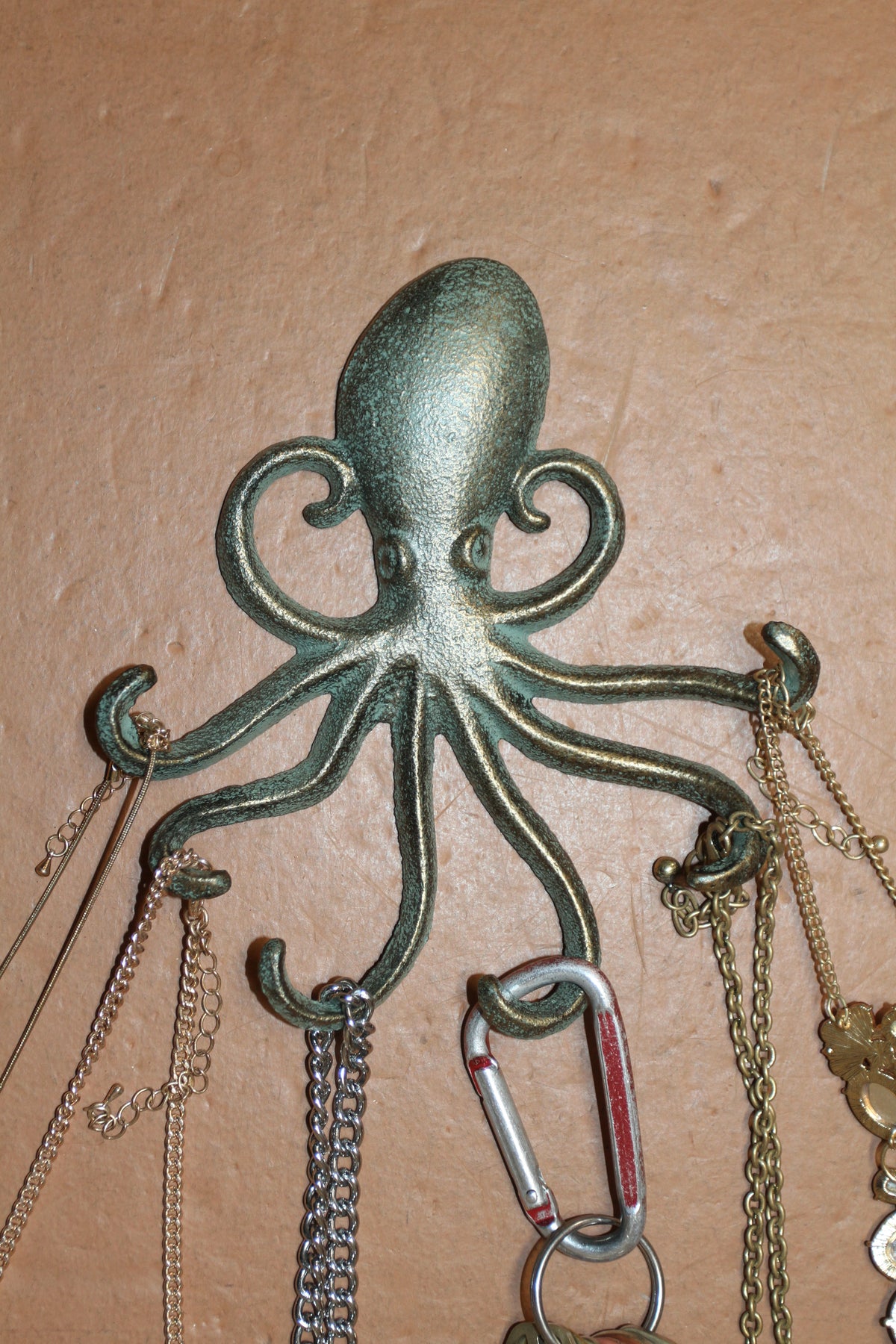 1-OCTOPUS WALL HOOK,Beach Decor,Nautical Accents,Coastal Style,Gifts,N-35