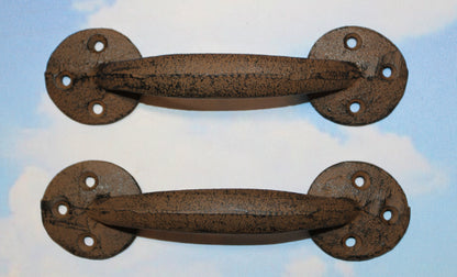 2-Country Style HANDLES, Drawer  Pulls, Heavy Duty, Garden Gate Pulls, Gifts, HW-50
