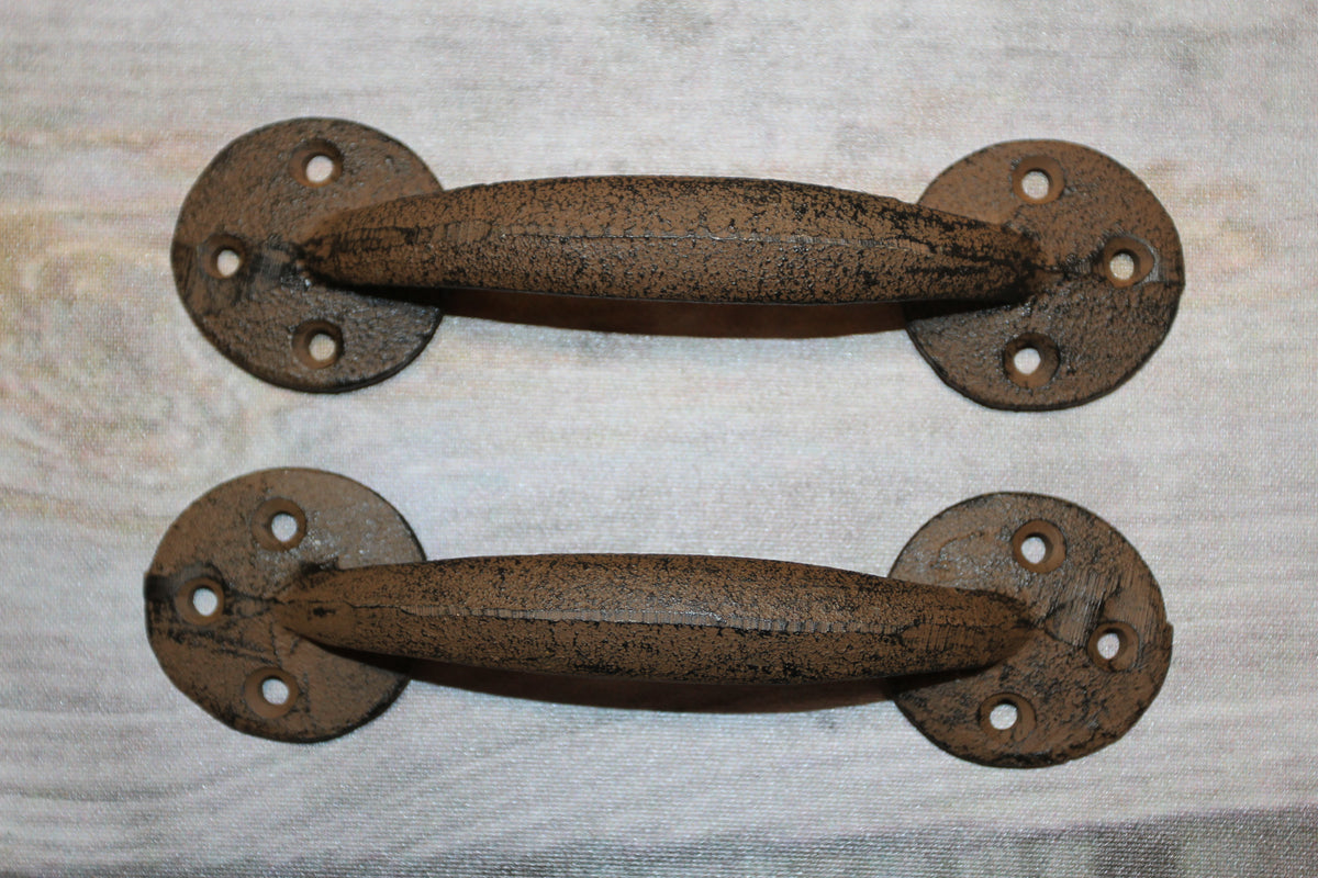 2-Country Style HANDLES, Drawer  Pulls, Heavy Duty, Garden Gate Pulls, Gifts, HW-50