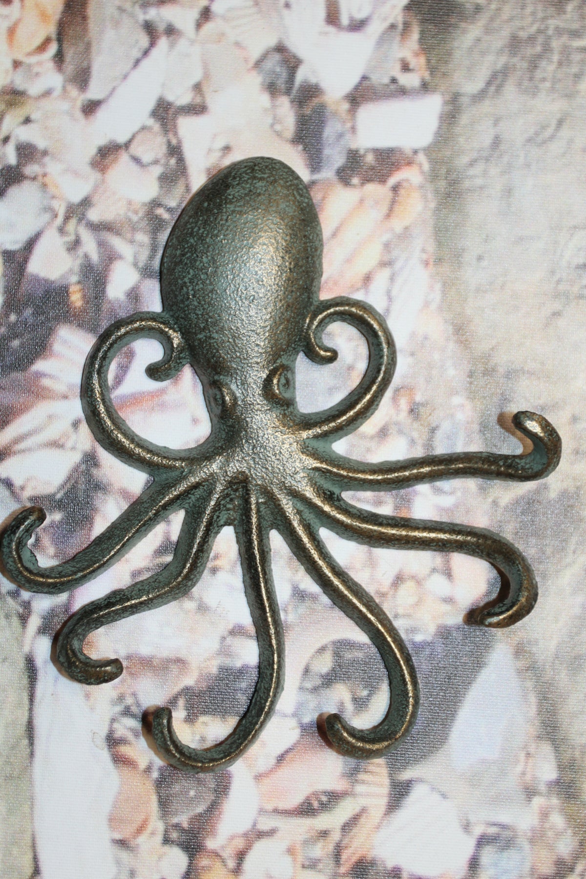 1-OCTOPUS WALL HOOK,Beach Decor,Nautical Accents,Coastal Style,Gifts,N-35