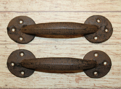 2-Country Style HANDLES, Drawer  Pulls, Heavy Duty, Garden Gate Pulls, Gifts, HW-50