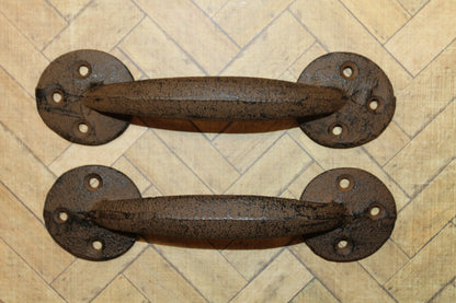 2-Country Style HANDLES, Drawer  Pulls, Heavy Duty, Garden Gate Pulls, Gifts, HW-50