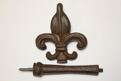 2-French Country FLEUR DE LIS New Orleans Style Curtain Tie Backs,Drape Hold Backs,Gifts,F015