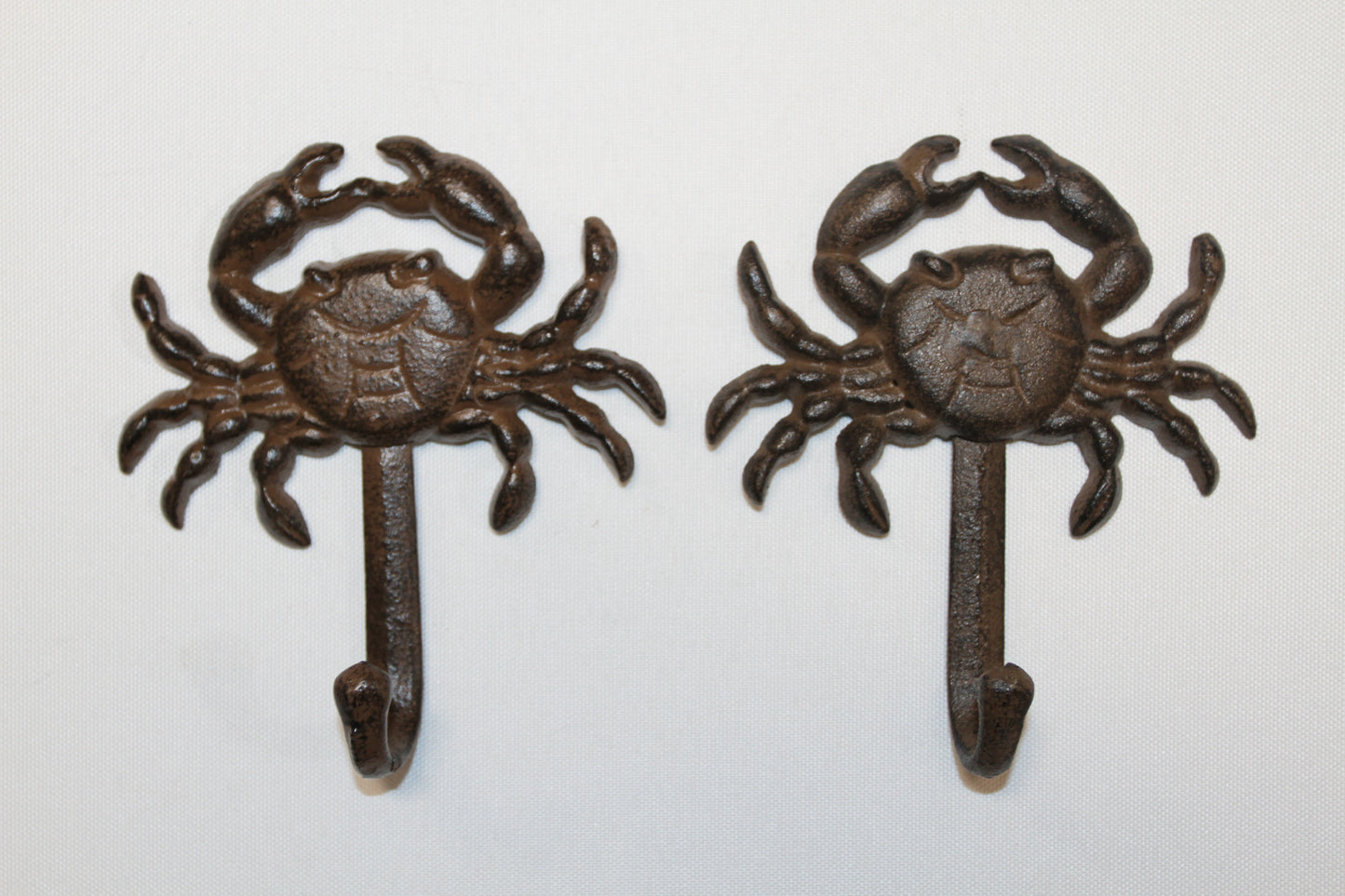 2-WALL Hooks,CRABS, Restaurant Decor,Sea Life,Nautical Home Accents,Beach Style,Storage Solutions,Gifts,N-16