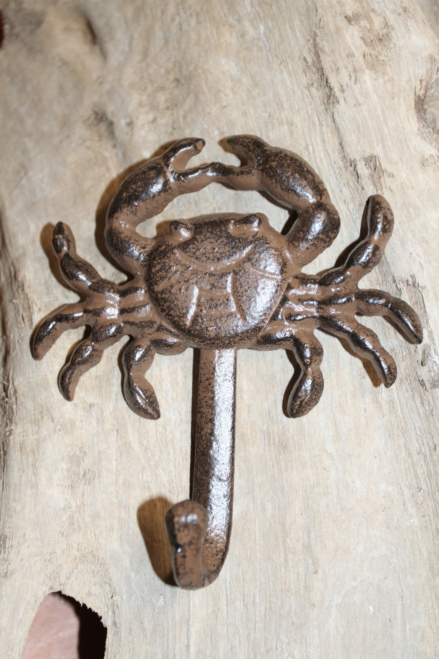 2-WALL Hooks,CRABS, Restaurant Decor,Sea Life,Nautical Home Accents,Beach Style,Storage Solutions,Gifts,N-16