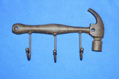 3 Triple Wall Hooks,Tools,Work Shop OrganizationWork Shop Decor,Country Accents,Fathers Day Gifts,H-35,3638