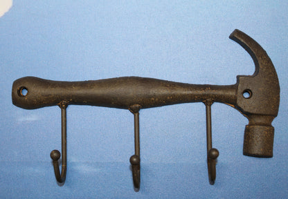 1 HAMMER Wall Hook,Country Decor,Shop Hanging Storage And Organization,Fathers Day Gifts,H-36