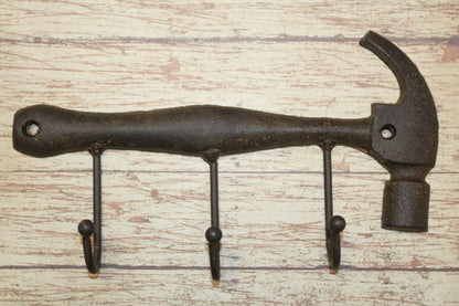1 HAMMER Wall Hook,Country Decor,Shop Hanging Storage And Organization,Fathers Day Gifts,H-36
