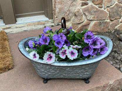 DEORATIVE CLAWFOOT TUB For Displays Flower, Bath Towels, Fruits And Much More,