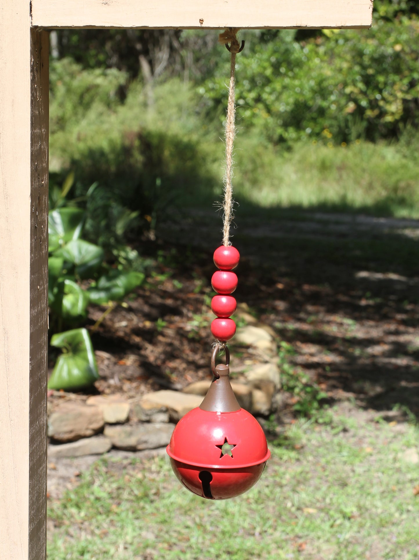 1-RED BELL,These Bells DO JINGLE, Christmas Decorations,All Occasion Gifts,Porch Decor,
