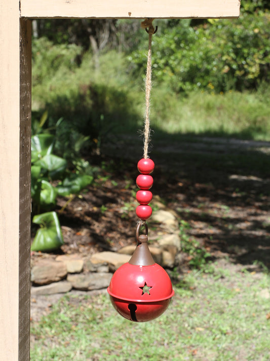 1-RED BELL,These Bells DO JINGLE, Christmas Decorations,All Occasion Gifts,Porch Decor,