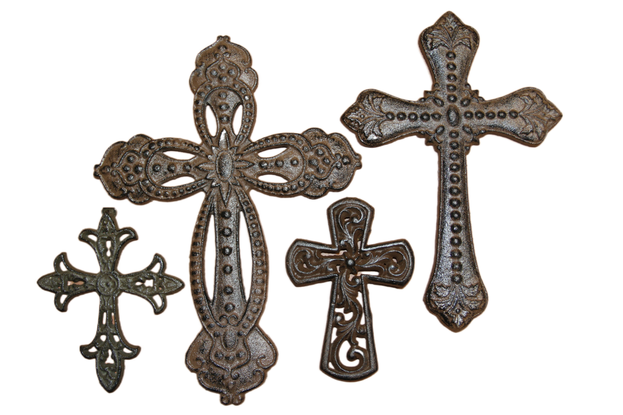 New! 4 Pc or 8 Pc Hanging Wall Cross "Destiny" Collection Set, Rustic decor, religious, spirituality gift ideas and more! Ships Free! C6, 21, 45B,46