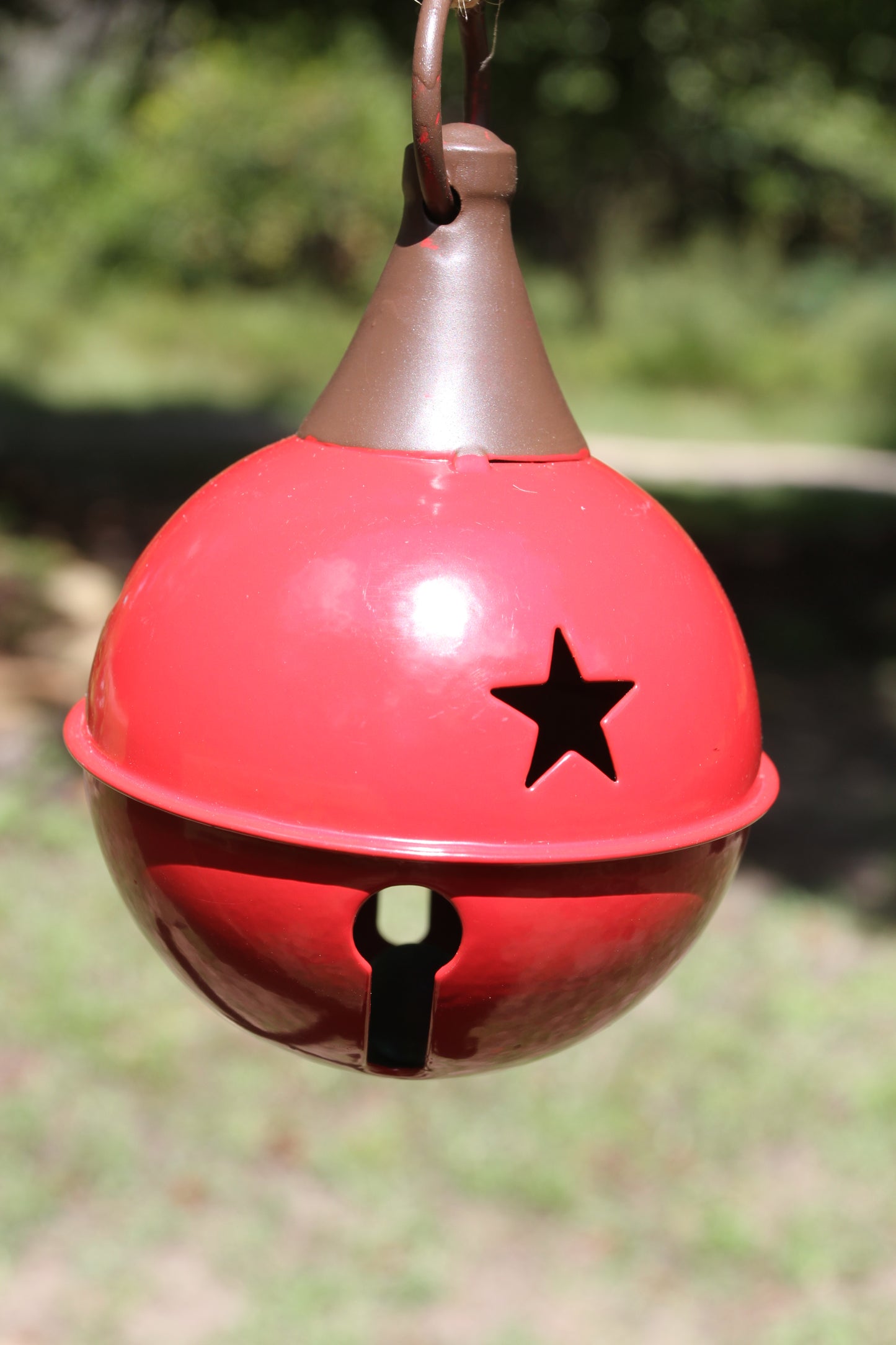 1-RED BELL,These Bells DO JINGLE, Christmas Decorations,All Occasion Gifts,Porch Decor,