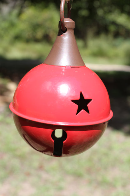 1-RED BELL,These Bells DO JINGLE, Christmas Decorations,All Occasion Gifts,Porch Decor,