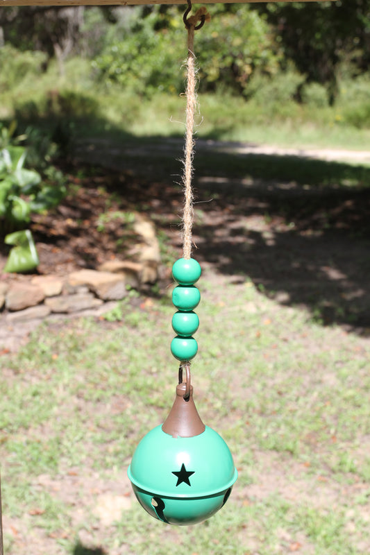 1-GREEN BELL,These Bells DO JINGLE, Christmas Decorations,All Occasion Gifts,Porch Decor, GSFR
