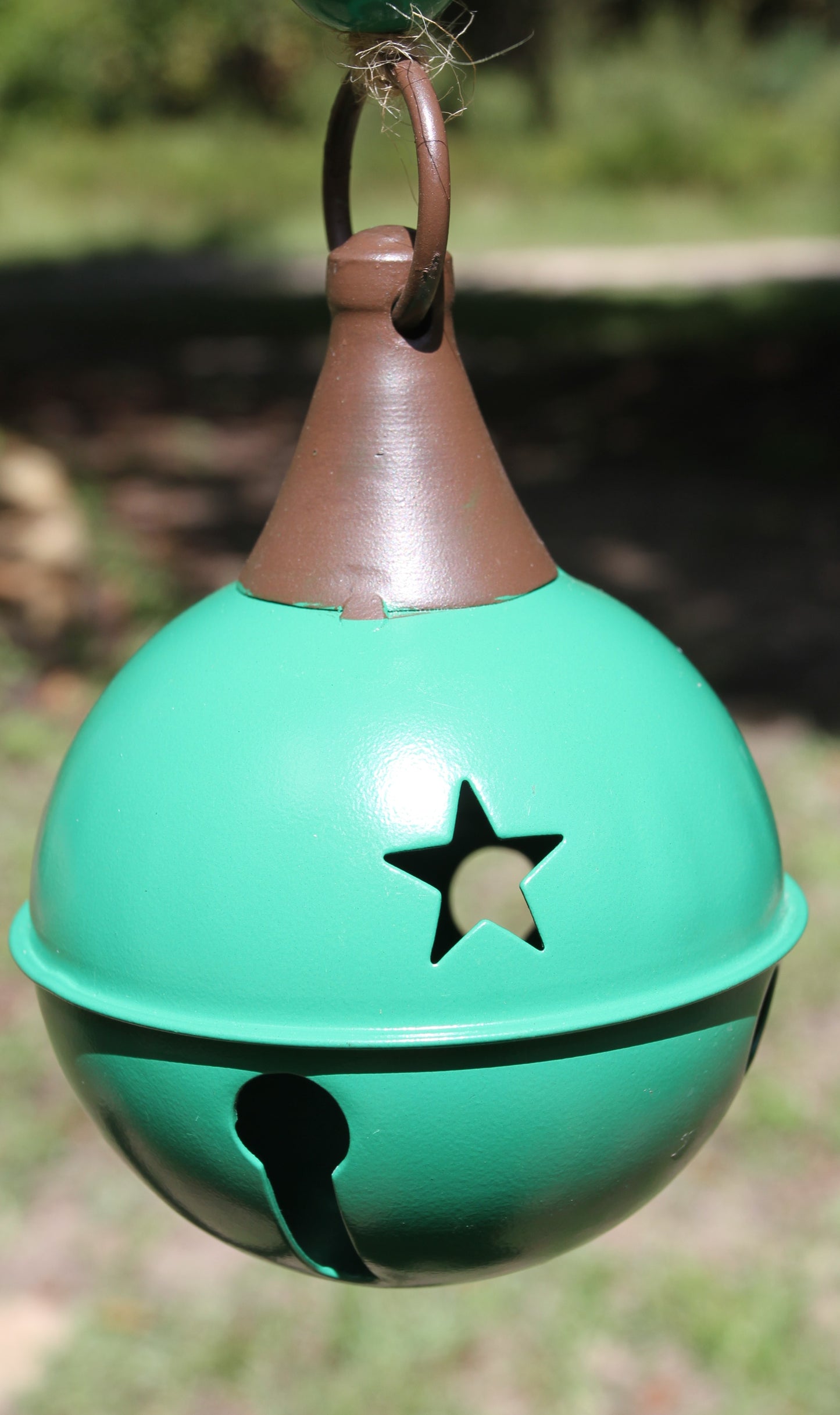 1-GREEN BELL,These Bells DO JINGLE, Christmas Decorations,All Occasion Gifts,Porch Decor, GSFR