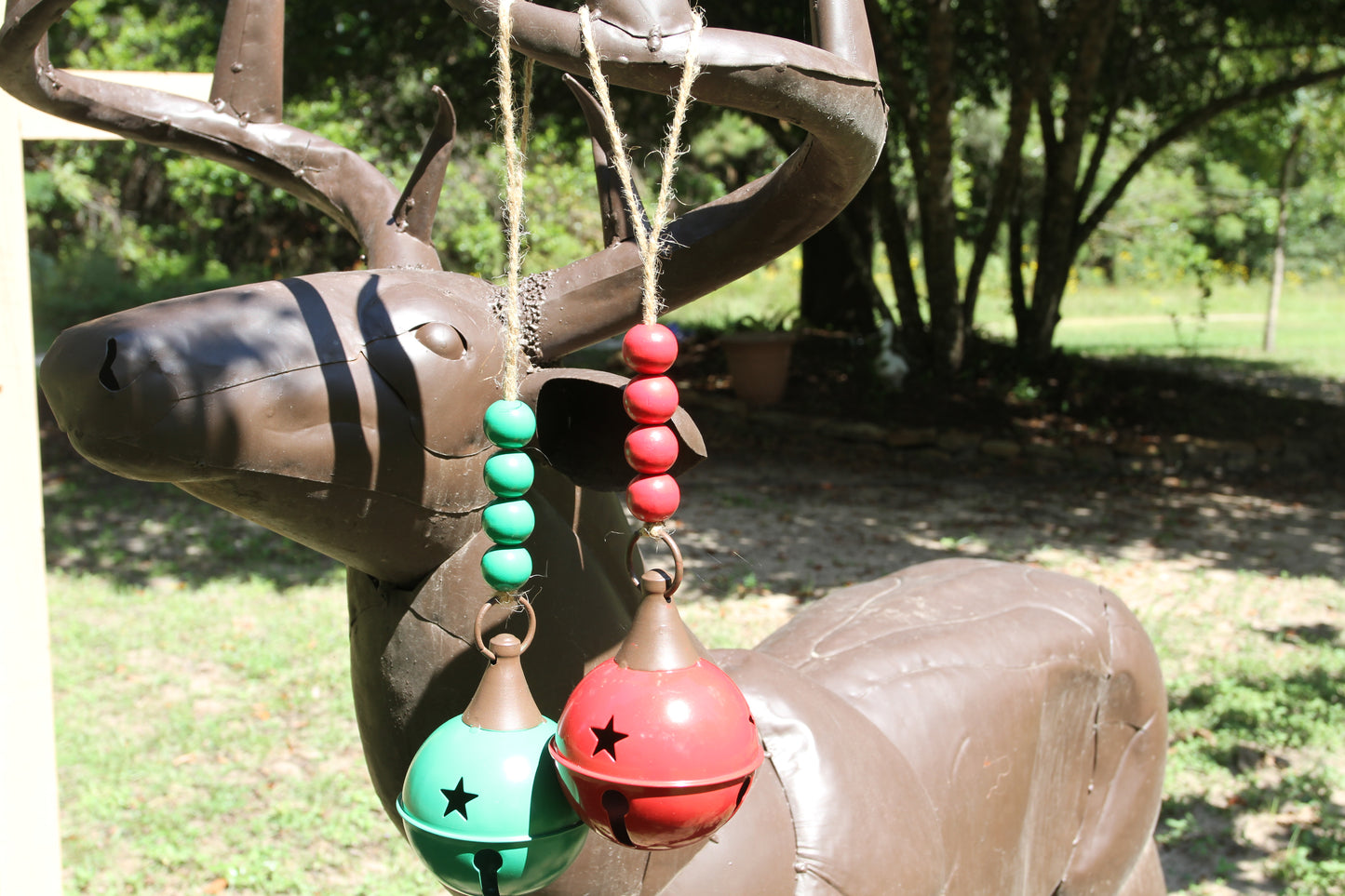 1-CLASSIC ROUND BELL,These Bells DO JINGLE, Red And Green Christmas Decorations,All Occasion Gifts, GSFR
